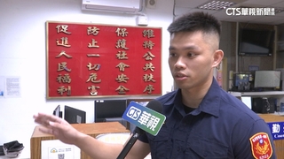 聯結車內輪差撞倒騎士　機「警」擋車救一命