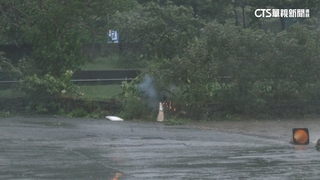 獨家直擊！後壁湖漁港電線　疑強風釀短路傳爆炸聲