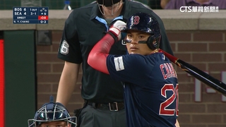 張育成跑出內野安打　終結15支0打擊低潮