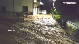 土石流夜襲仁愛春陽村　茶廠機具遭砂石淹沒