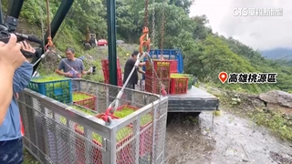 連日雨災重創山區　高雄桃源首用流籠減農損