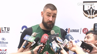 參戰世界盃熱身賽　NBA球星率立陶宛男籃抵台