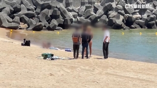 大武崙沙灘.潮境重新開放　一早有人「提前入園」