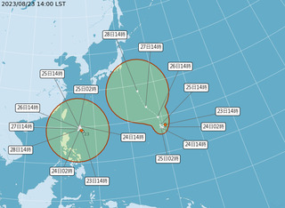 「2熱帶低壓」1天生成！最新路徑預測一次看