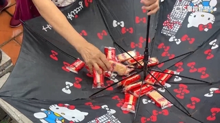 屏東佛堂普渡盛事　拋送「5萬鈔票」信徒爭搶