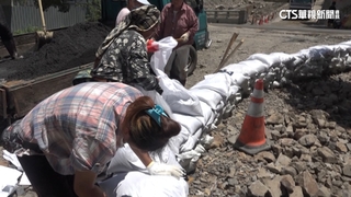 蘇拉颱風來襲！　卡努重災區仁愛鄉急堆沙包防颱