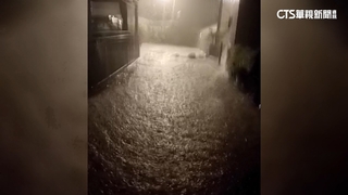 蘇拉外圍環流帶來強降雨　太麻里社區馬路成水路