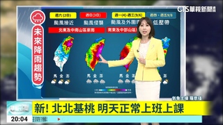 海葵已近家門口　恐成穿心颱.週日籠罩全台