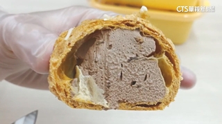 逛太平老街買到「石頭泡芙」？　店家：那冷凍的