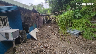 花蓮壽豐山土石流　4民宅遭淹沒「只剩屋頂」