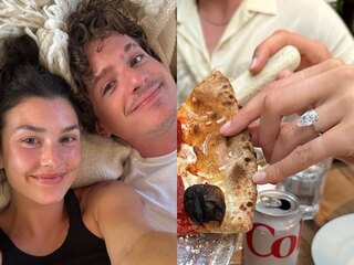 CP查理求婚成功！　情定青梅竹馬女友　秀超大水滴鑽戒閃瞎眾人