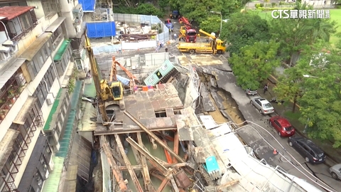 大直民宅傾斜　住戶返家拿東西嘆「只能先找安置處」