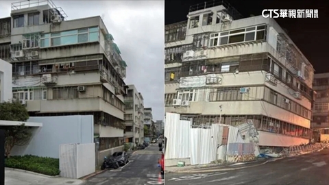 大直民宅「2樓變1樓」　疑施工釀連續壁破裂