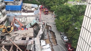 大直下陷25戶危樓今不拆了　延後至明天