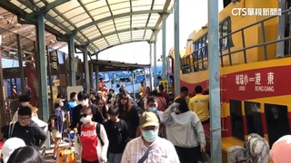 中秋連假第一天「小琉球」擠爆　估登島破2萬人