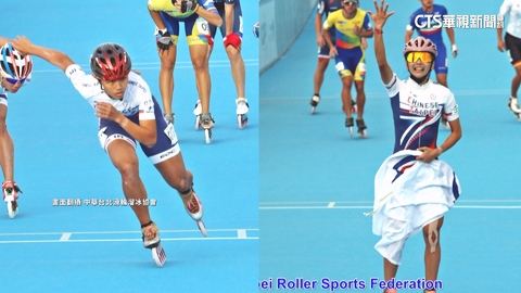 女子滑輪溜冰續發威！　李孟竹.劉懿萱「金包銀」
