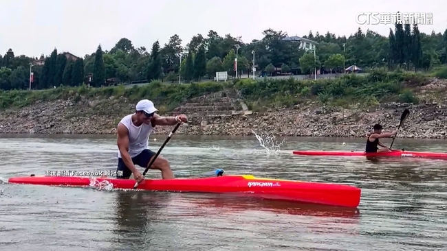 賴冠傑1000公尺單人划艇奪冠　我輕艇史首面獎牌 | 華視新聞