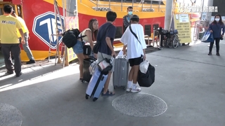 受小犬影響東琉線船班異動　遊客趕搭船回程