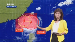 小犬越跑越南邊且變慢　氣象署籲留意強風豪雨