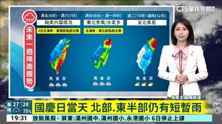中颱「小犬」受台灣地形破壞　威力持續減弱！