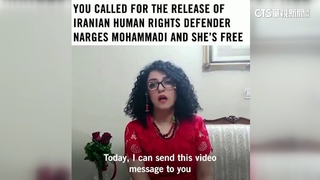 諾貝爾和平獎出爐　伊朗人權女鬥士獲獎