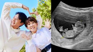 孫可芳喜曝與劉冠廷的「新作品」！ 曬超音波照宣布懷孕