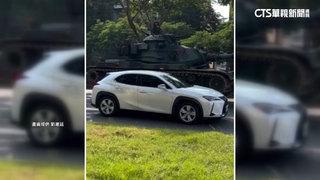 發生大事？　高雄街頭戰車出沒！　原來是操演