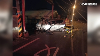 屏東汽車自撞釀1死3傷　事故原因待釐清
