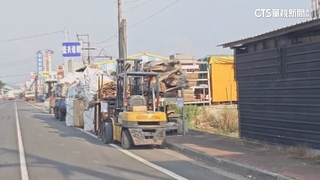 堆放物品害貨車違規占車道　木材行曾挨罰5次