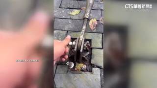 新寮瀑布吊橋鋼索螺帽「手轉就鬆」　仙境變險境