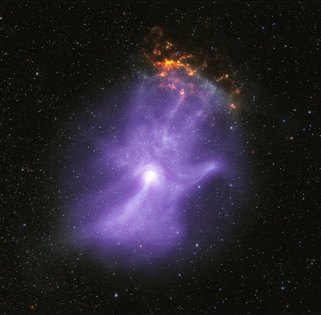 太空中的萬聖節？ NASA拍到神祕「紫色骷髏手」 | 華視新聞