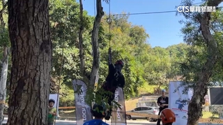 台灣攀樹國際錦標賽開跑　攀樹師同場競技