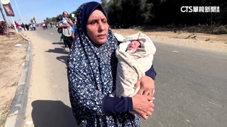 出生6小時希法醫院遭襲　　加薩祖母抱女嬰逃難