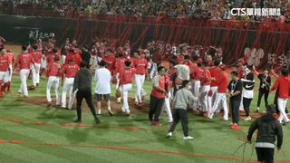 味全龍睽違24年封王　球員.教練喜極而泣