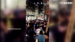 遶境爆衝突！　騎士擋路還叫囂　優勢警火速壓制