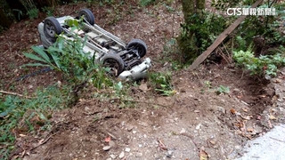 驗收農路回程倒車翻邊坡　27歲公所技佐傷重亡