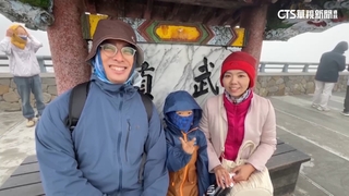 冷氣團報到！　合歡山一早逼近0度　民眾衝上山等雪