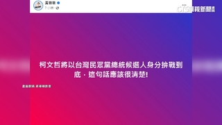 黃珊珊深夜發文　稱「柯將以民眾黨總統參選人拚戰」