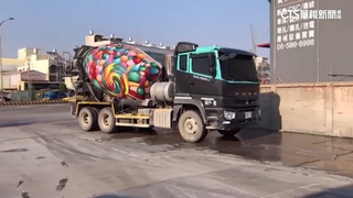 台南「全糖水泥車」趴趴走！　網笑：連水泥也含糖