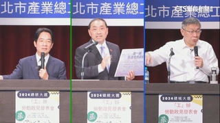 藍綠白勞動政見發表會　各端牛肉爭勞工選票