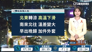 東北季風增強　迎風面轉雨　北臺灣濕冷