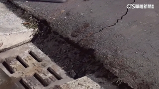 台電地下電纜走火致人孔蓋爆炸　高雄三民區路裂1.5m