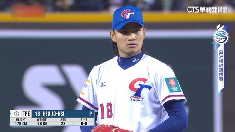 「龍之子」徐若熙7局77球10K　中華4：0完封韓國