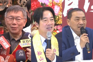 總統候選人號次出爐！　柯盈配1號、賴蕭配2號、侯康配3號