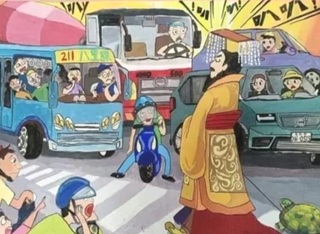 「帝王條款」畫作引正反論戰！　網友力挺同學肯定創意發想