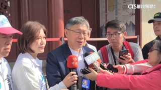 柯文哲金門掃市場　遇攤商怨「影響生意」