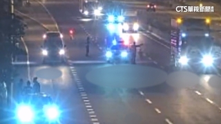 國道車禍　男不明原因陸橋墜落至少遭4車輾過