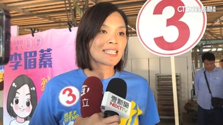 跨年倒數也要拚！　李眉蓁飆歌.李柏毅騎車拜票