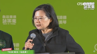 「賴蕭配」萬人造勢　蔡英文力挺：對的路繼續走下去