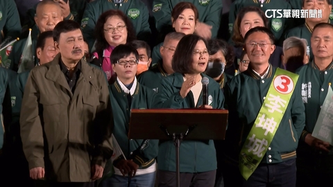 蔡英文.蕭美琴為李坤城站台 余天力挺開唱